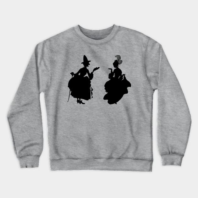 Cinderella Silhouette Ballgown Crewneck Sweatshirt by Pixelchicken